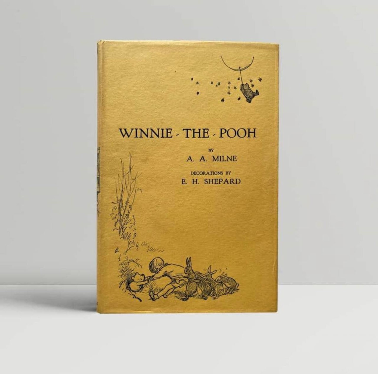 Original 1926 cover of Winnie-the-Pooh by A. A. Milne